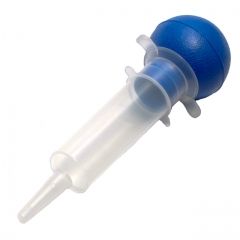 a bulb syringe