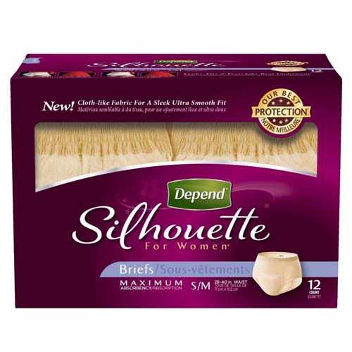 Depend Silhouette Briefs for Women