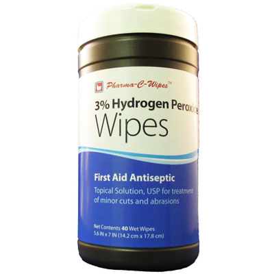 3% Hydrogen Peroxide Wipes